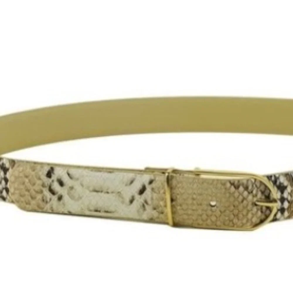 Linea Pelle Snake Embossed Belt
